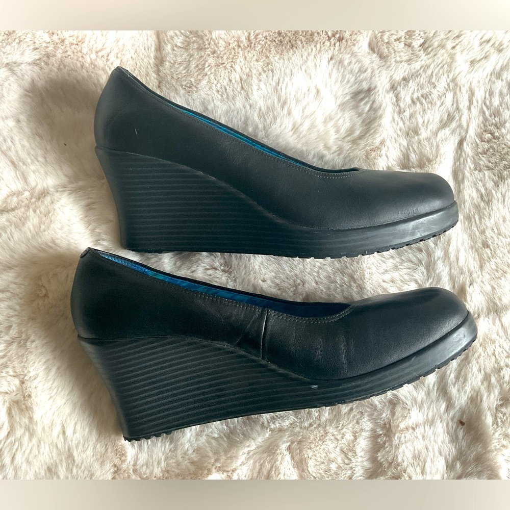 Croc Wedge Heel, us w 9